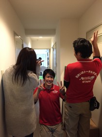 引越し後のハイチーズ☆