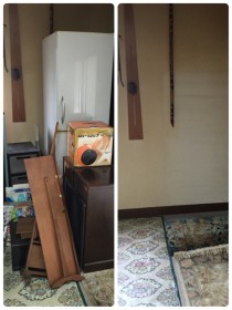 お部屋の片付け