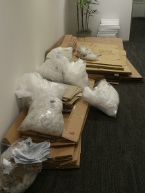 オフィスゴミの片付け