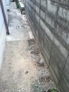 庭の掃除・片付け後