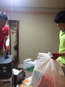 ダストレさんと合同作業シーン