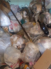 ゴミ屋敷のゴミの山