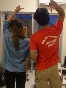 前を向けない依頼者様と立石