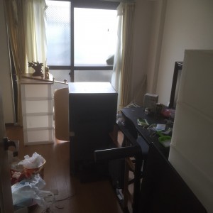 家財道具の整理前の状況