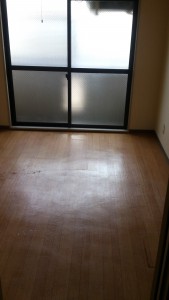 家財道具の整理後のお部屋