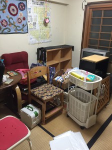 まとめられた家財道具一式