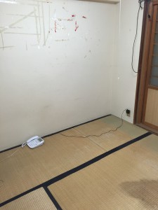 家財道具を片付けた後のお部屋