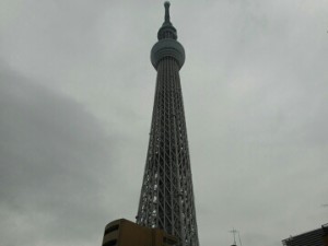 東京スカイツリーを間近で！