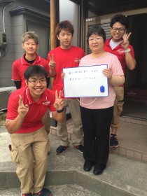 新潟への引越し後に依頼者様と撮影