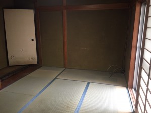 お部屋を片付けた後の状況
